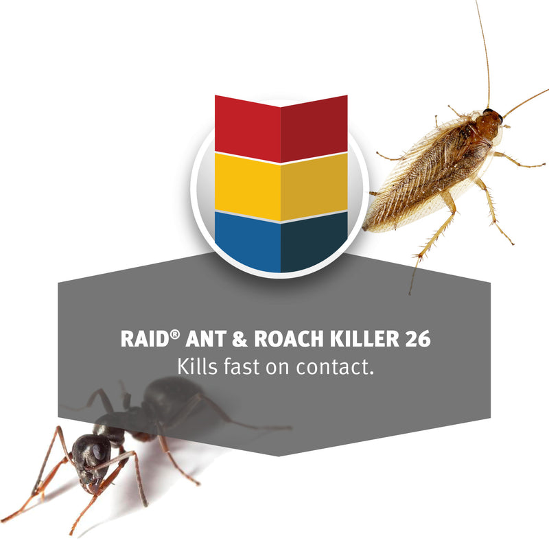 Raid Ant & Roach Killer 26, Lavender Scent, 12 oz - Trustables